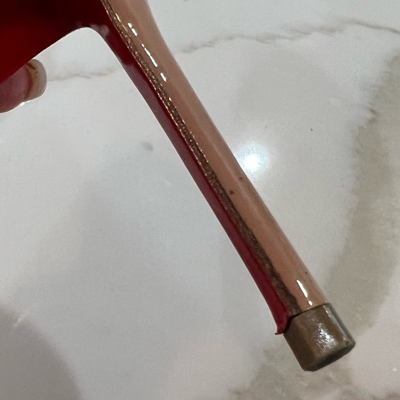 Christian Louboutin Decollete 554 100 Patent Leather Nude Pumps Size 39 EU - Picture 16 of 16